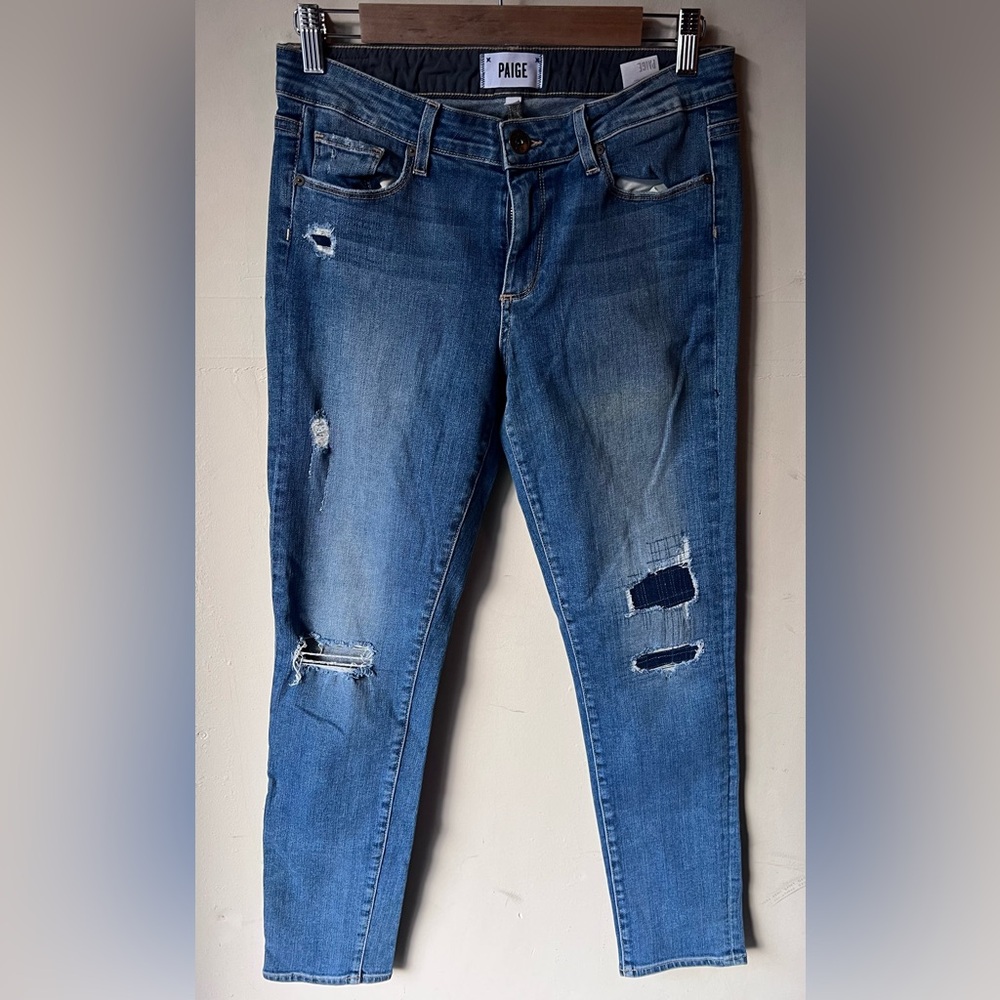 Paige Verdugo Ultra Skinny Carmen Tear and Repair Jeans Size‎ 30